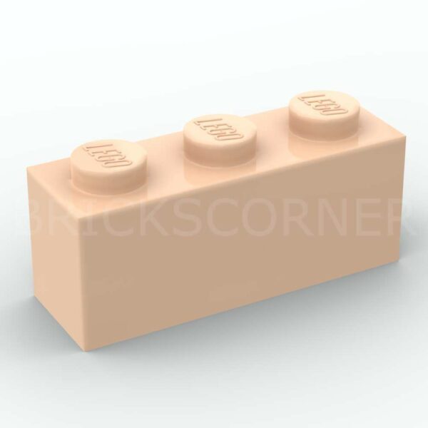 .LEGO ®Brique 1 x 3 - 3622 - Nougat Clair