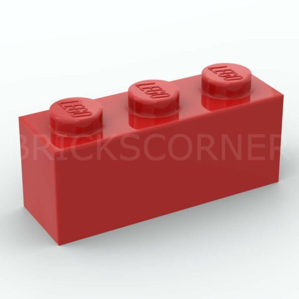 .LEGO ®Brique 1 x 3 - 3622 - Rouge