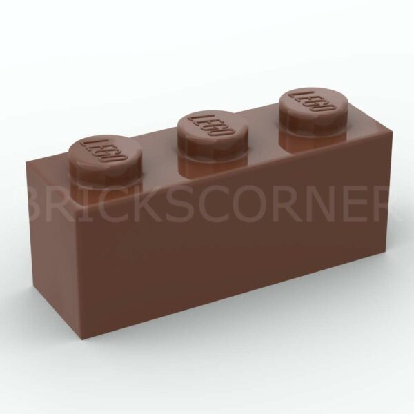 .LEGO ®Brique 1 x 3 - 3622 - Brun