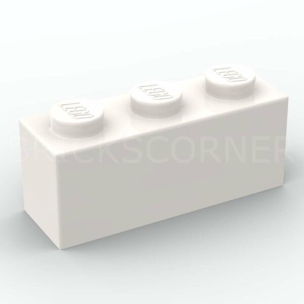 .LEGO ®Brique 1 x 3 - 3622 - Blanc