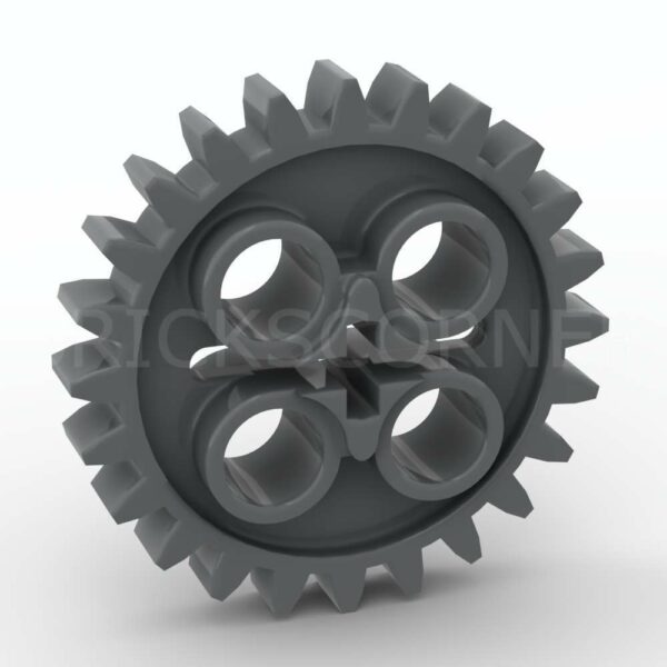 LEGO® Technic Engrenage 24 Dents avec Trou pour Axe - 3648 - Dark Stone Gray