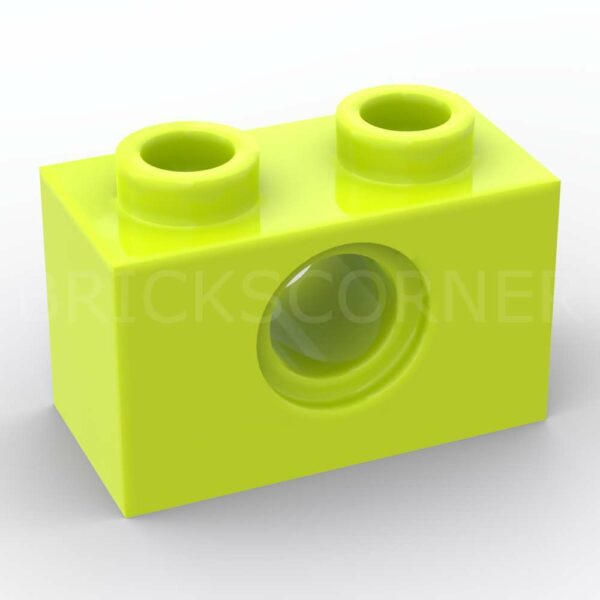 LEGO® Brique Technic 1 x 2 - 3700 - Lime