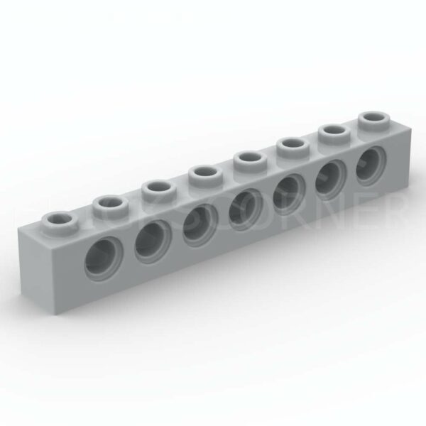 LEGO® Brique Technic 1 x 8 - 3702 - Medium Stone Gray