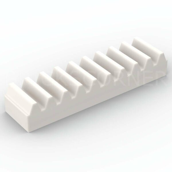 LEGO® Barre / Rampe 1 x 4 pour Engrenage Technic - 3743 - Blanc