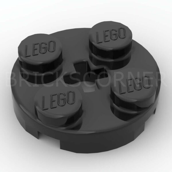 LEGO® Plaque Ronde 2 x 2 - 4032 - Noir