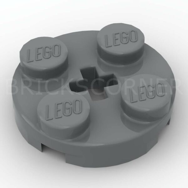 LEGO® Plaque Ronde 2 x 2 - 4032 - Dark Stone Gray