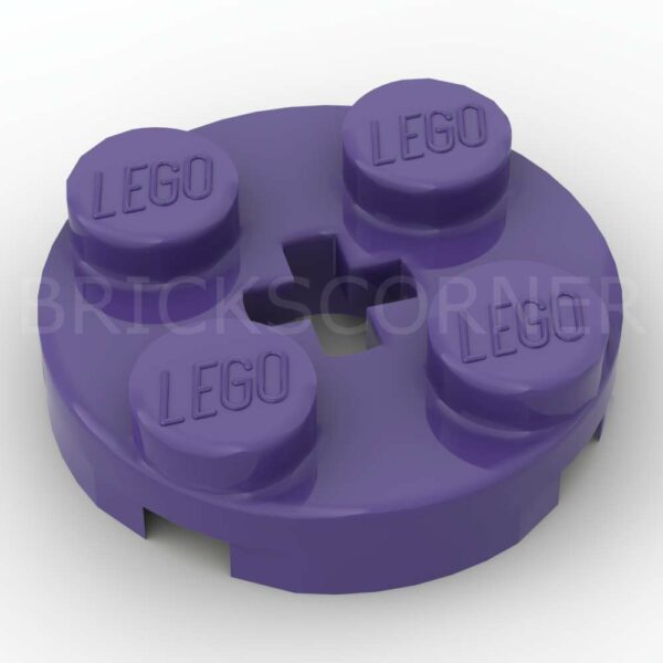 LEGO® Plaque Ronde 2 x 2 - 4032 - Violet Foncé