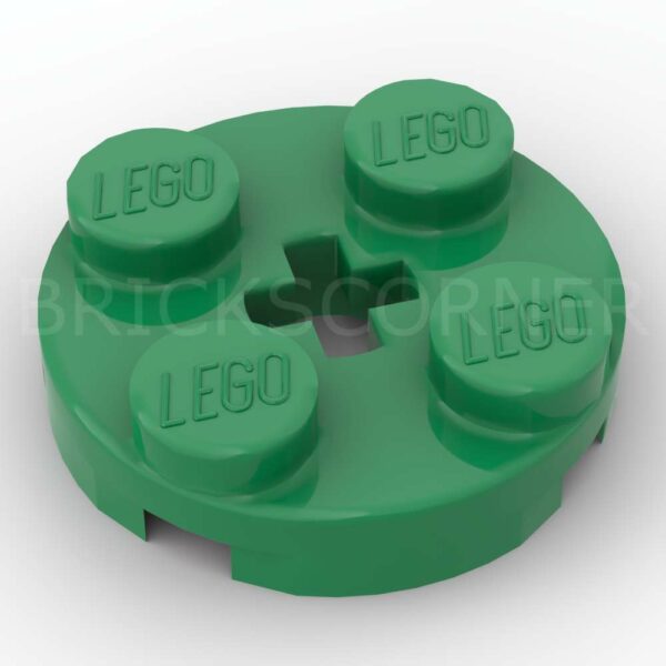 LEGO® Plaque Ronde 2 x 2 - 4032 - Vert