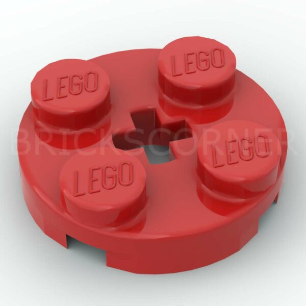 LEGO® Plaque Ronde 2 x 2 - 4032 - Rouge