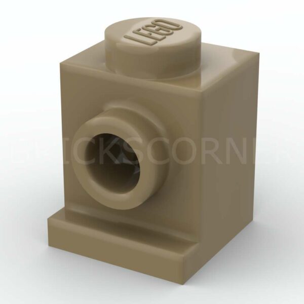LEGO® Brique Modifiée 1 x 1 Support de Phare - 4070 - Beige Foncé