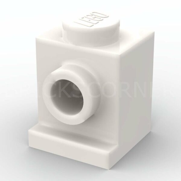LEGO® Brique Modifiée 1 x 1 Support de Phare - 4070 - Blanc