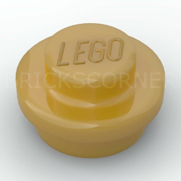 LEGO® Plaque Ronde 1 x 1 - 4073 - Doré