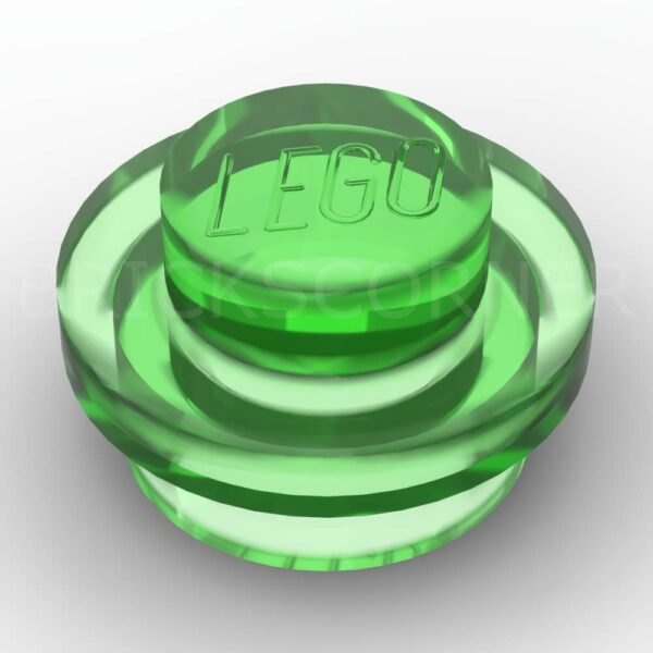 LEGO® Plaque Ronde 1 x 1 - 4073 - Vert Clair Transparent