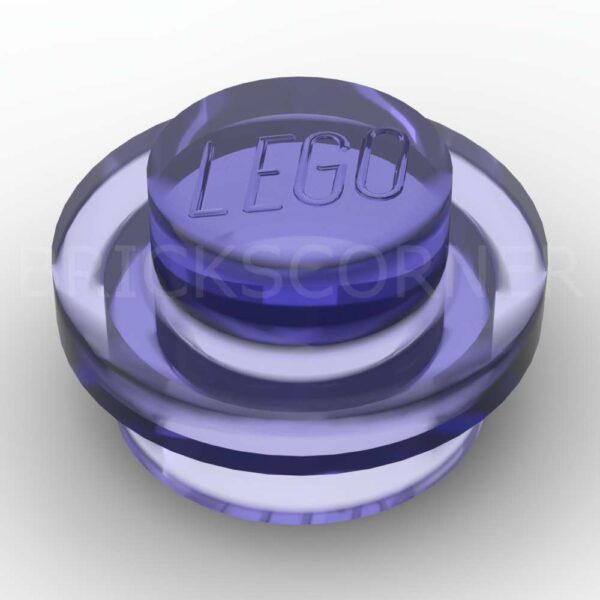 LEGO® Plaque Ronde 1 x 1 - 4073 - Violet Transparent