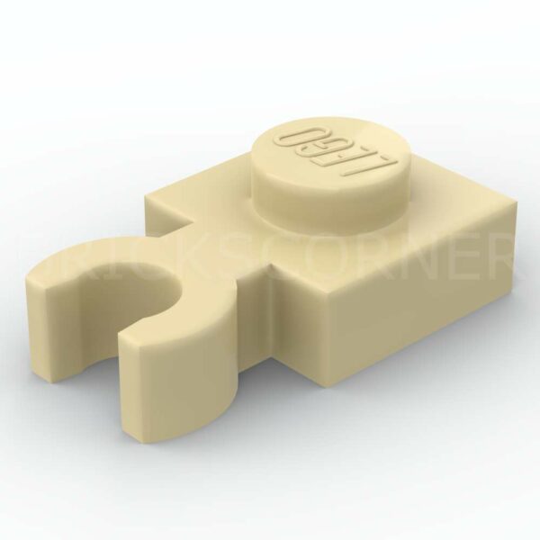 LEGO® Plaque Modifiée 1 x 1 avec Clip Vertical - 4085d - Beige