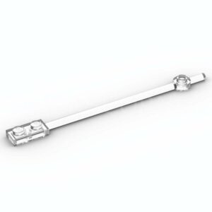 LEGO® Barre 12L avec Plaque 1 x 2 et Plaque Ronde 1 x 1 aux Extrémités - 42445 - Transparent