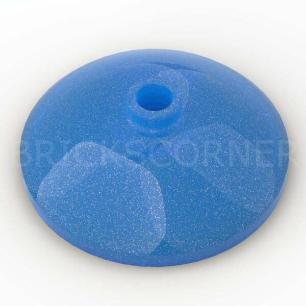 LEGO® Radar / Parabole / Dish 3 x 3 - 43898 - Bleu Foncé Transparent Satiné