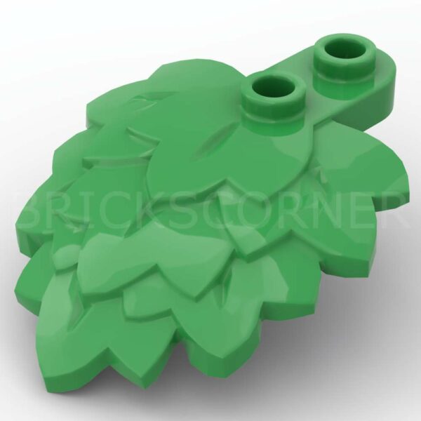 LEGO® Plante / Feuille / Branche sur Plaque Ronde 1 x 2 - 5058 - Vert Clair