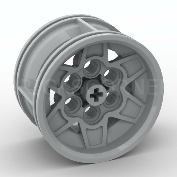 LEGO® Roue / Jante 43.2mm D. x 26mm - 56908 - Medium Stone Gray
