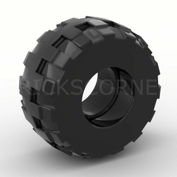 LEGO® Pneu Ballon 24 x 12 R - 56890 - Noir