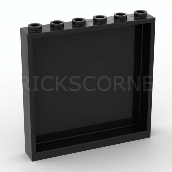 LEGO® Cloison / Mur 1 x 6 x 5 - 59349 - Noir