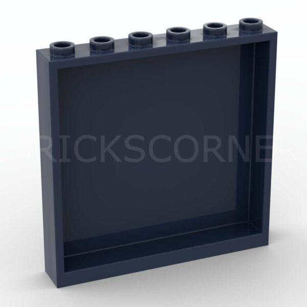 LEGO® Cloison / Mur 1 x 6 x 5 - 59349 - Bleu Foncé