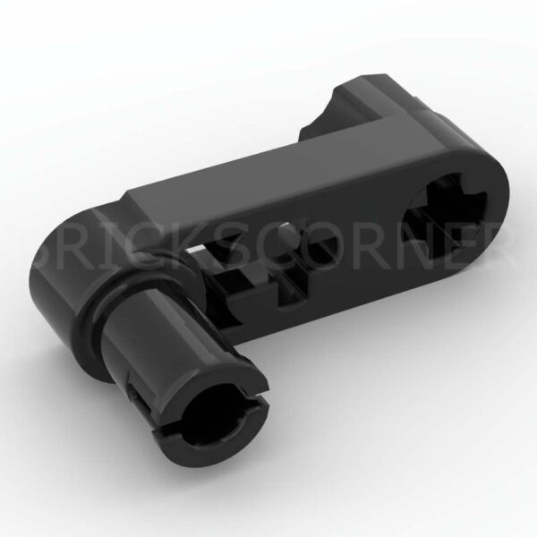 LEGO® Bras de Structure Technic modifié Manivelle / Pin 1 x 3 - 61408 - Noir