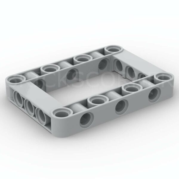 LEGO® Bras de Structure Technic / Liftarm Frame 5 x 7 - 64179 - Medium Stone Gray