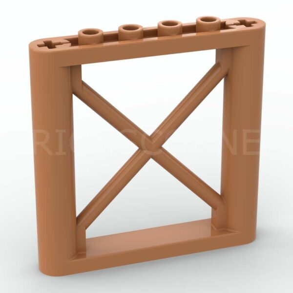 LEGO® Support / Structure de Poutres 1 x 6 x 5 - 64448 - Nougat Moyen