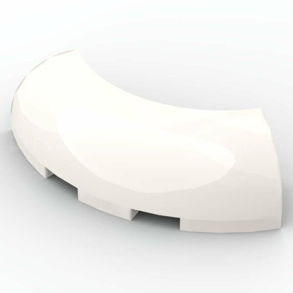 Lego® Brique Ronde 3 x 3 x 1 Angle Arrondi - 65617 - Blanc