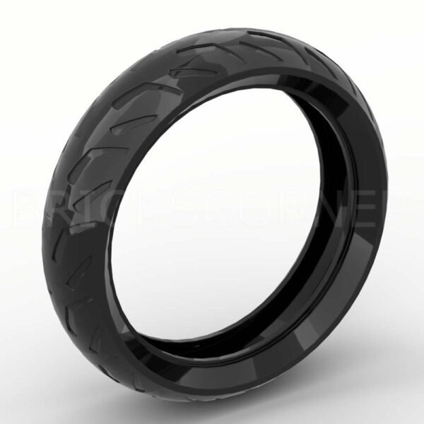 LEGO® Pneu de Moto 139mm D. x 37mm Racing - 71722 - Noir