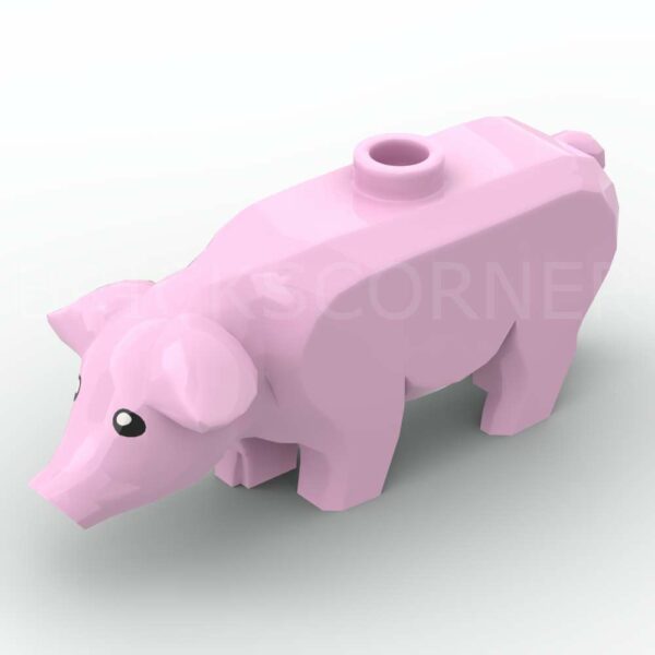 LEGO® Cochon / Truie - 87621pb01 - Rose Clair