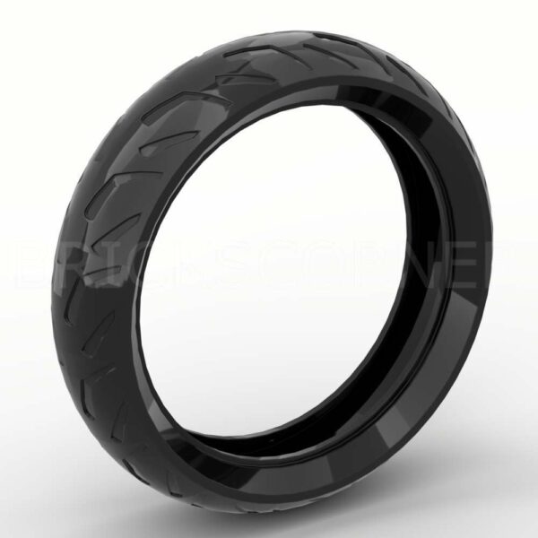 LEGO® Pneu de Moto 94.2mm D x 22mm Racing - 88516 - Noir