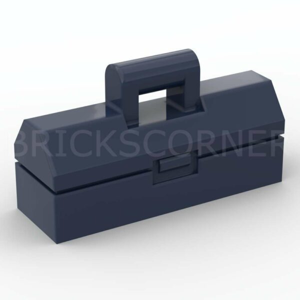 LEGO® Accessoire Minifigure Caisse à Outils - 98368 - Bleu Foncé