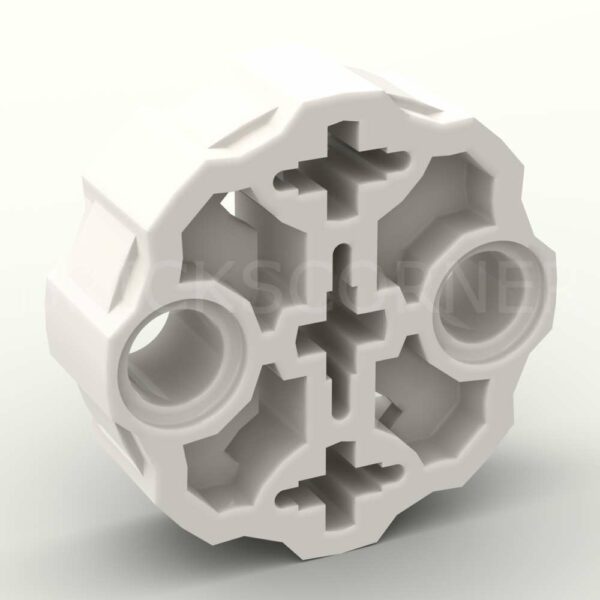 LEGO® Technic Bloc Rond Connecteur Axe et Pin - 98585 - Blanc
