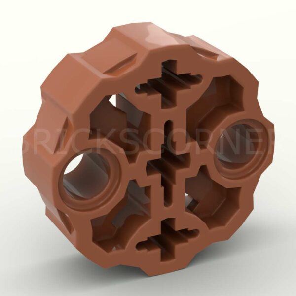 LEGO® Technic Bloc Rond Connecteur Axe et Pin - 98585 - Orange Foncé