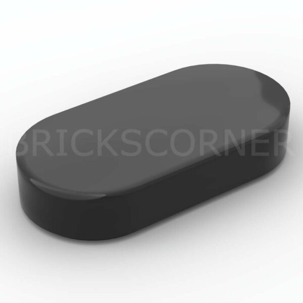 LEGO® Tuile Ronde 1 x 2 Ovale - 1126 - Noir