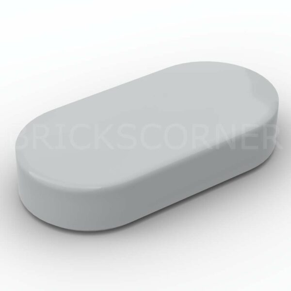 LEGO® Tuile Ronde 1 x 2 Ovale - 1126 - Medium Stone Gray