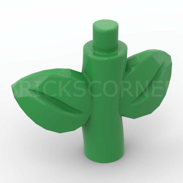 LEGO® Plante Tige à 2 feuilles - 1747 - Vert Clair