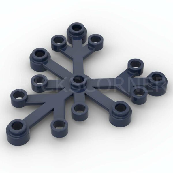 LEGO® Feuille / Branche 6 x 5 - 2417 - Bleu Foncé