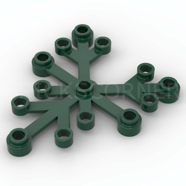 LEGO® Feuille / Branche 6 x 5 - 2417 - Vert Foncé