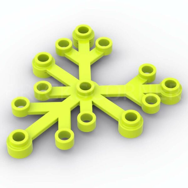 LEGO® Feuille / Branche 6 x 5 - 2417 - Lime