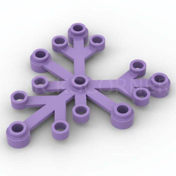 LEGO® Feuille / Branche 6 x 5 - 2417 - Lavande Moyen