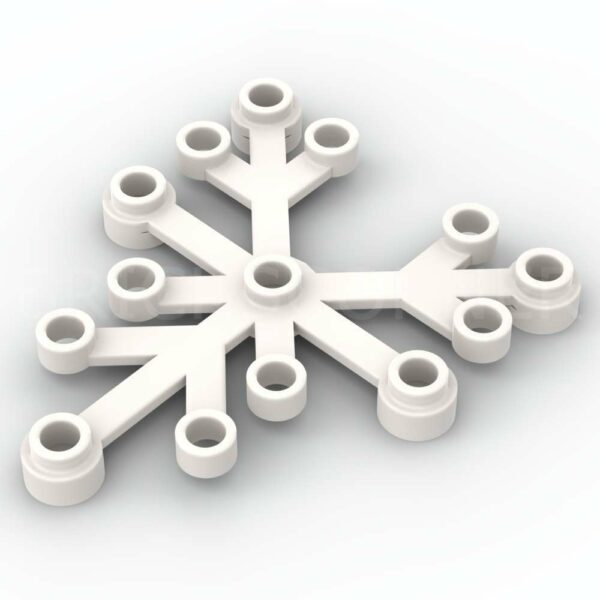 LEGO® Feuille / Branche 6 x 5 - 2417 - Blanc