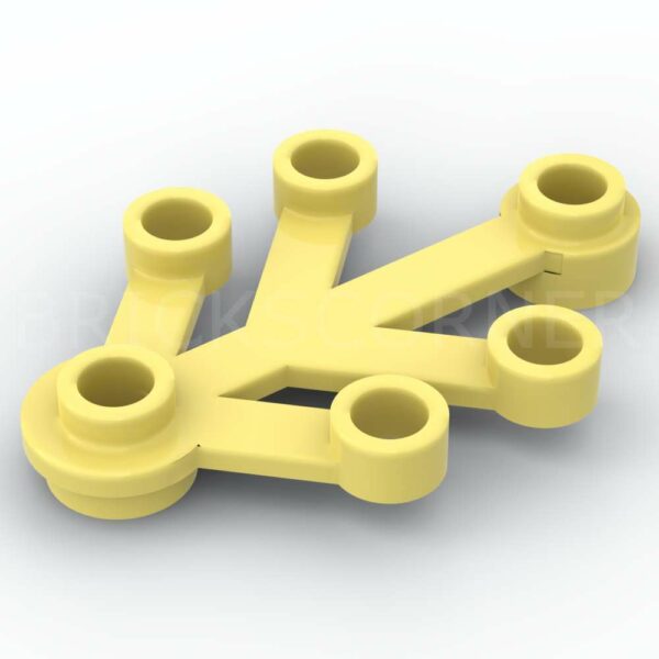 LEGO® Feuille / Branche 4 x 3 - 2423 - Jaune Clair