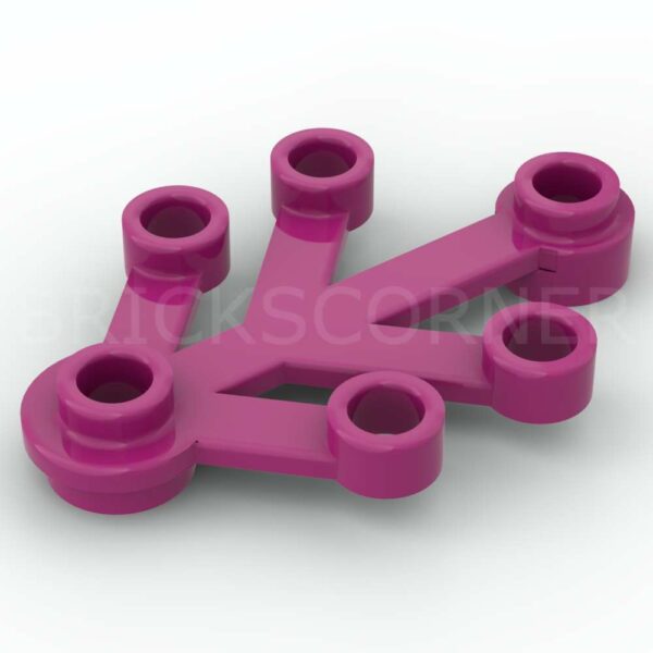 LEGO® Feuille / Branche 4 x 3 - 2423 - Magenta