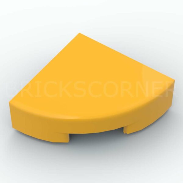 LEGO® Tuile Ronde 1 x 1 Quart de cercle - 25269 - Orange Clair