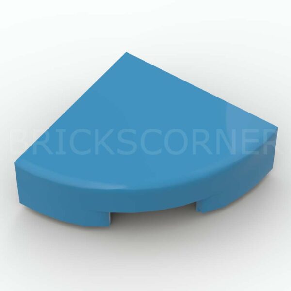 LEGO® Tuile Ronde 1 x 1 Quart de cercle - 25269 - Azur Foncé