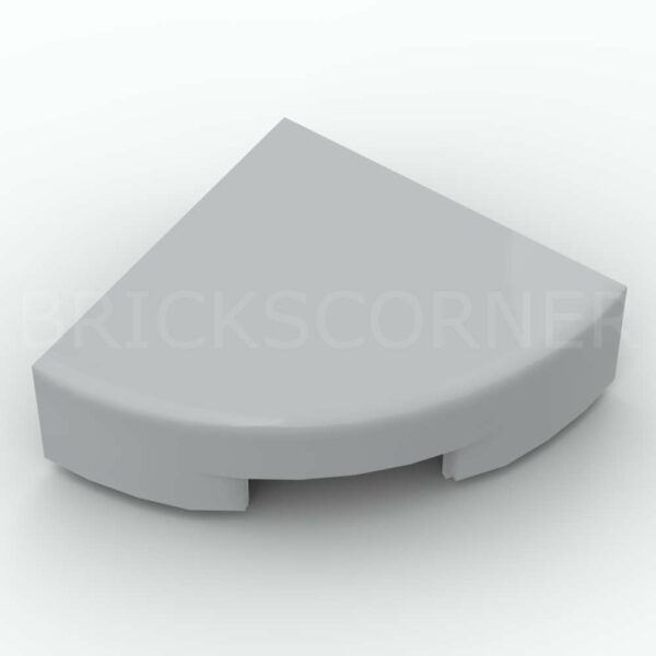 LEGO® Tuile Ronde 1 x 1 Quart de cercle - 25269 - Medium Stone Gray