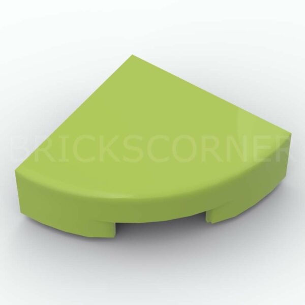 LEGO® Tuile Ronde 1 x 1 Quart de cercle - 25269 - Lime
